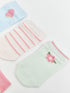 LC Waikiki Floral Baby Girl Booties Socks Pack of 5